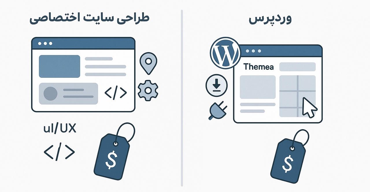 محاسبه هزینه طراحی سایت اختصاصی