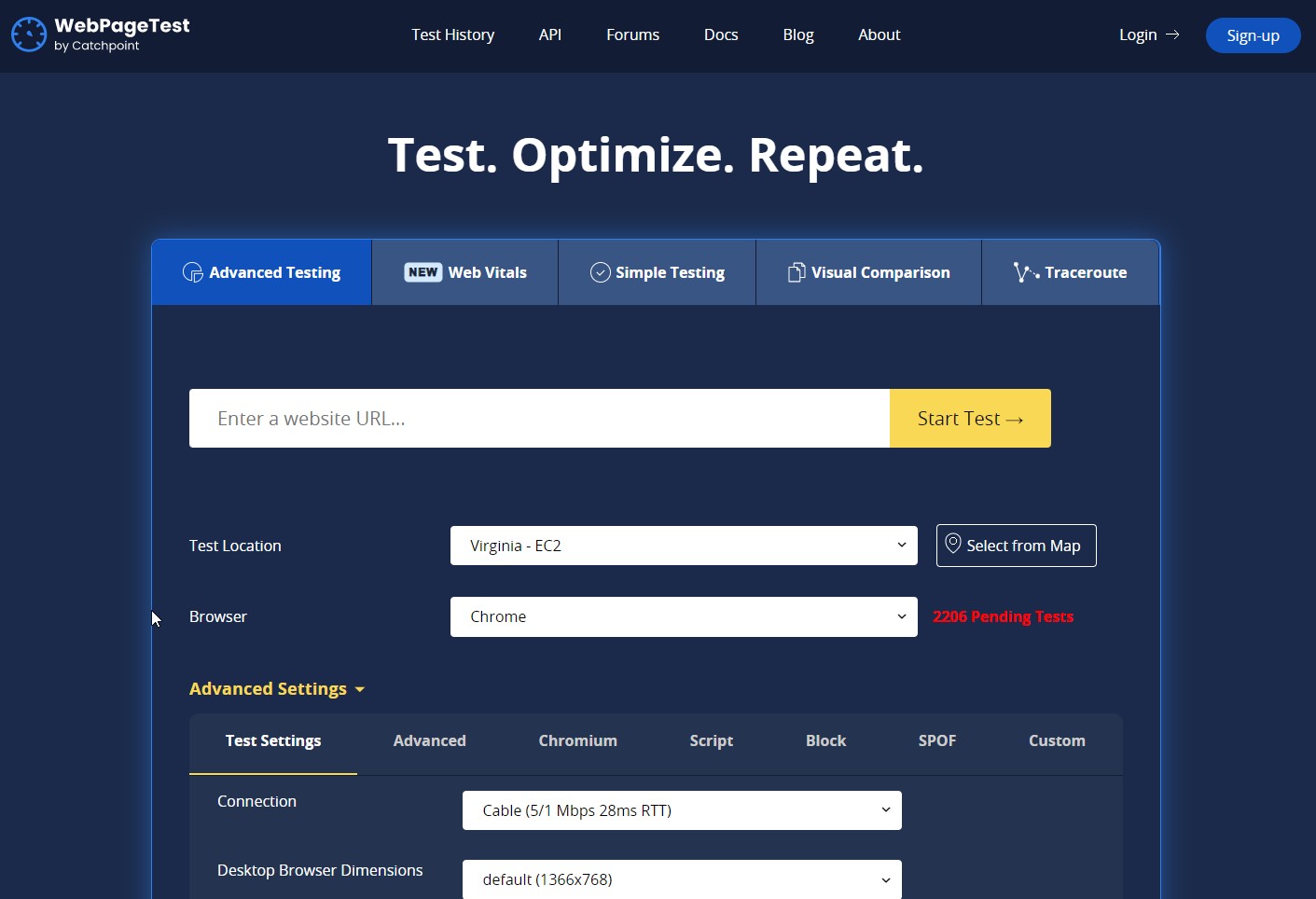WebPageTest