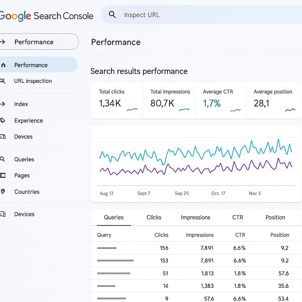 ورود به گزارش Performance