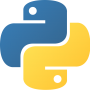 1024px-Python-logo-notext.svg پایتون